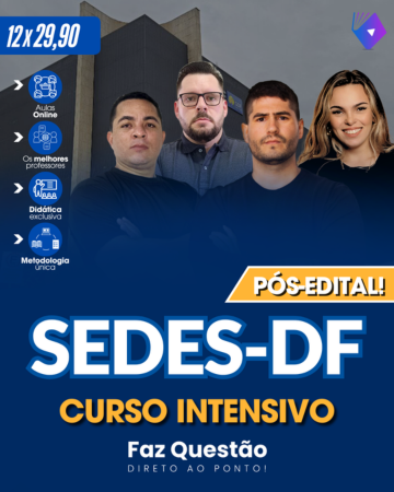 SEDES-DF (TÉCNICO ADMINISTRATIVO)